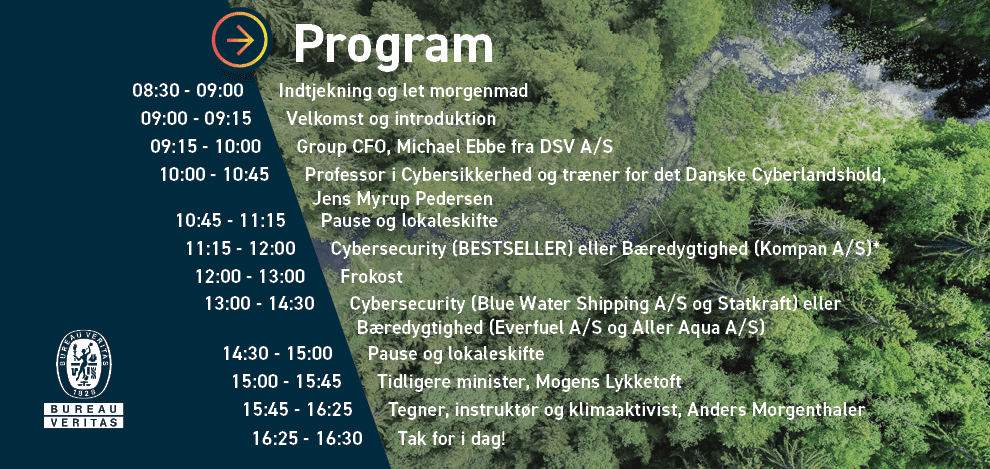 Program til Bureau Veritas Kick Off 2022