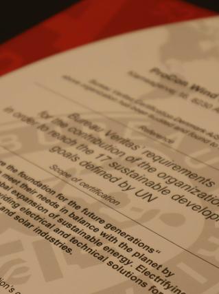 Verdensmålcertificering åbner nye døre for ProCon Wind Energy, Bureau Veritas